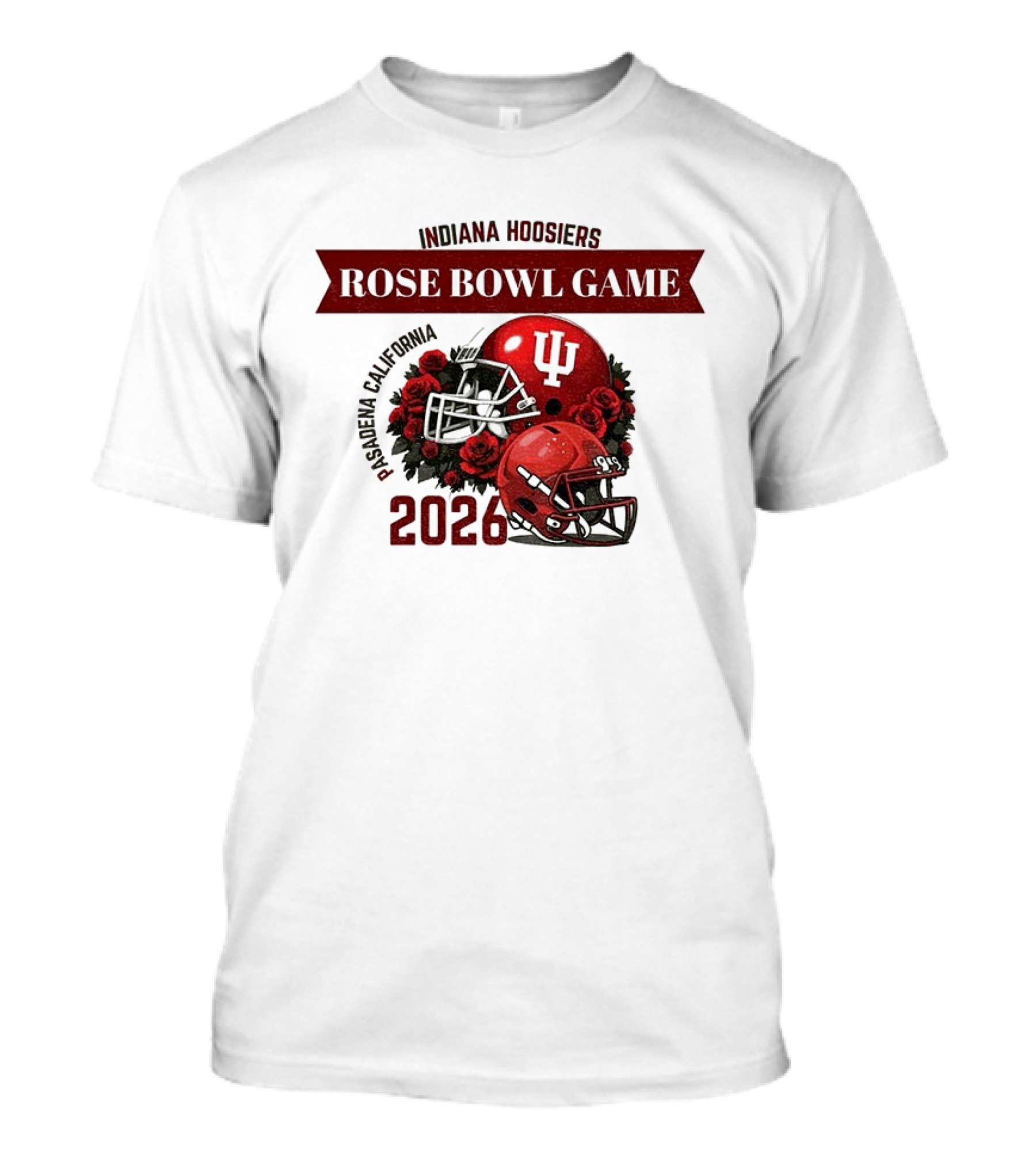 Indiana Hoosiers Rose Bowl Game 2026 Helmet Pasadena California T-Shirt