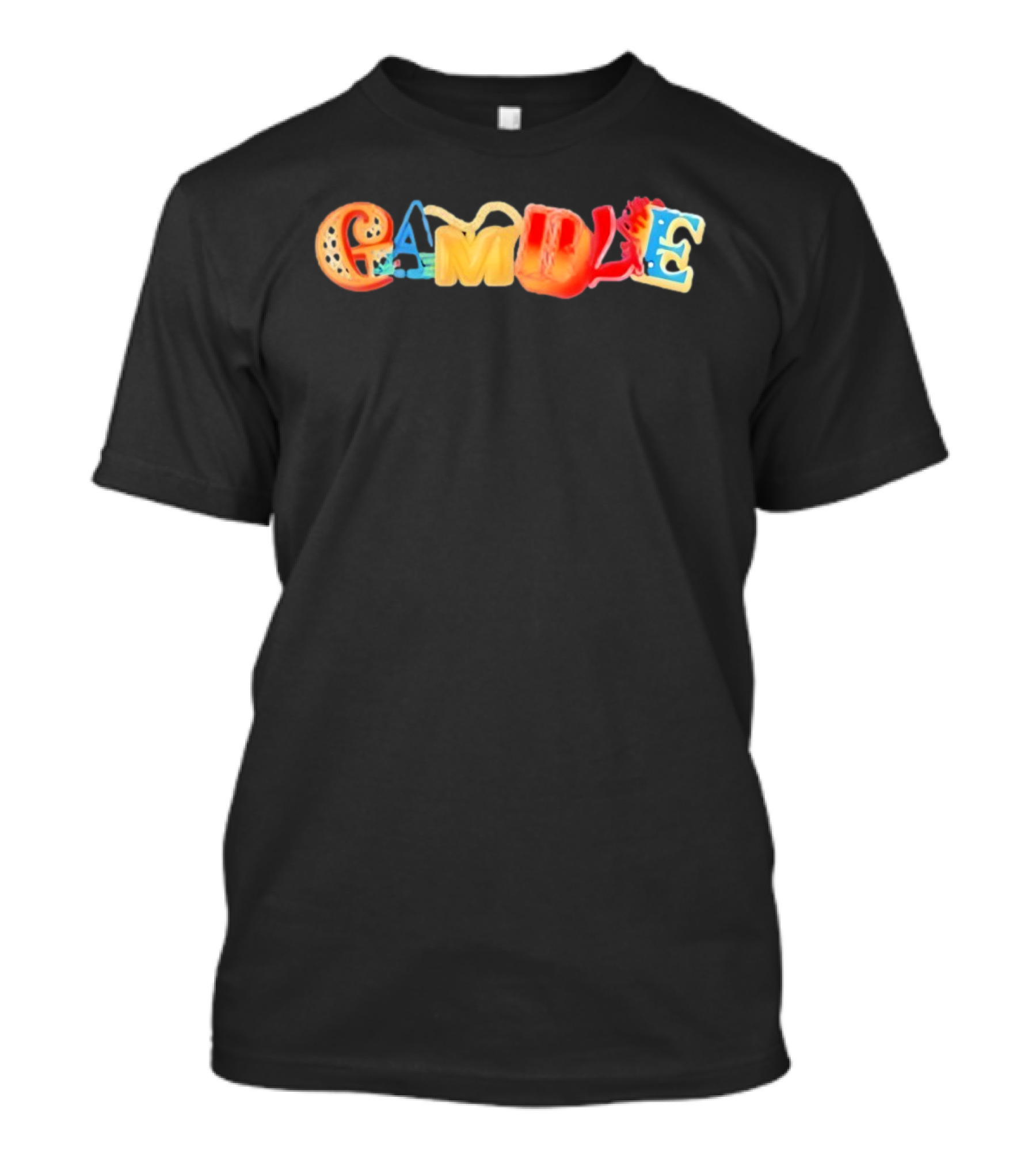 Vegas Matt Snazzy Gamble Casino Letters T-Shirt