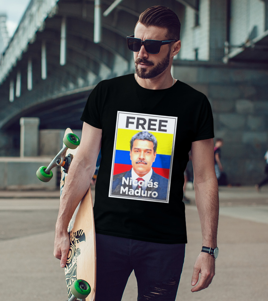 FREE Nicolás Maduro Venezuela Flag Political T-Shirt