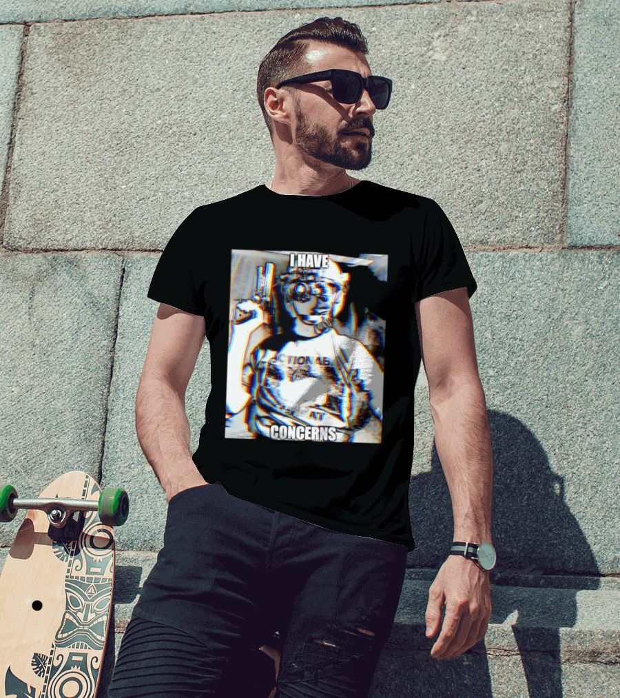 I Have Concerns Actionable Threat Optical Gear Gun Holder T-Shirt