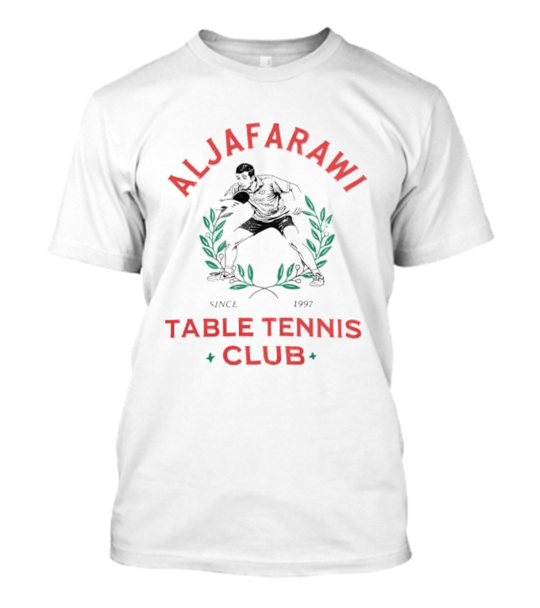 Kyrie Irving Aljafarawi Since 1997 Table Tennis Club T-Shirt