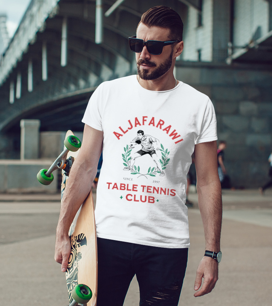 Kyrie Irving Aljafarawi Since 1997 Table Tennis Club T-Shirt