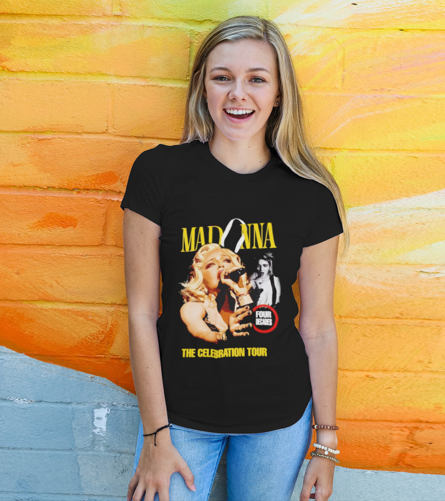 Madonna Four Decades The Celebration Tour Blonde Ambition T-Shirt