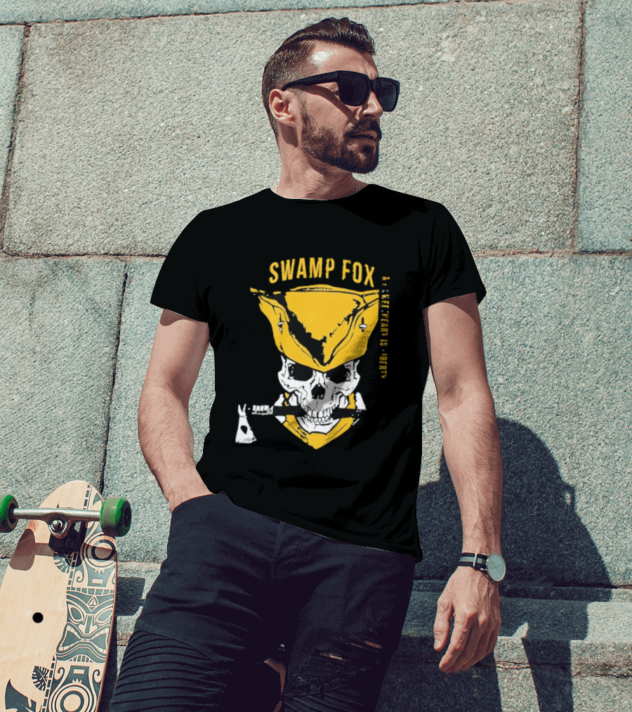 SWAMP FOX Skull My Sweetheart Is Liberty T-Shirt