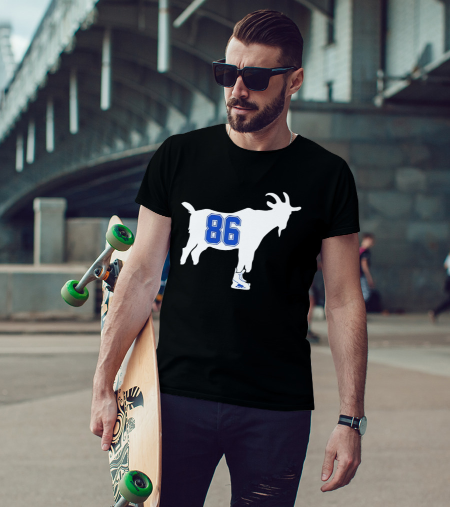 Nikita Kucherov Goat 86 Tampa Bay Lightning Hockey Skates T-Shirt