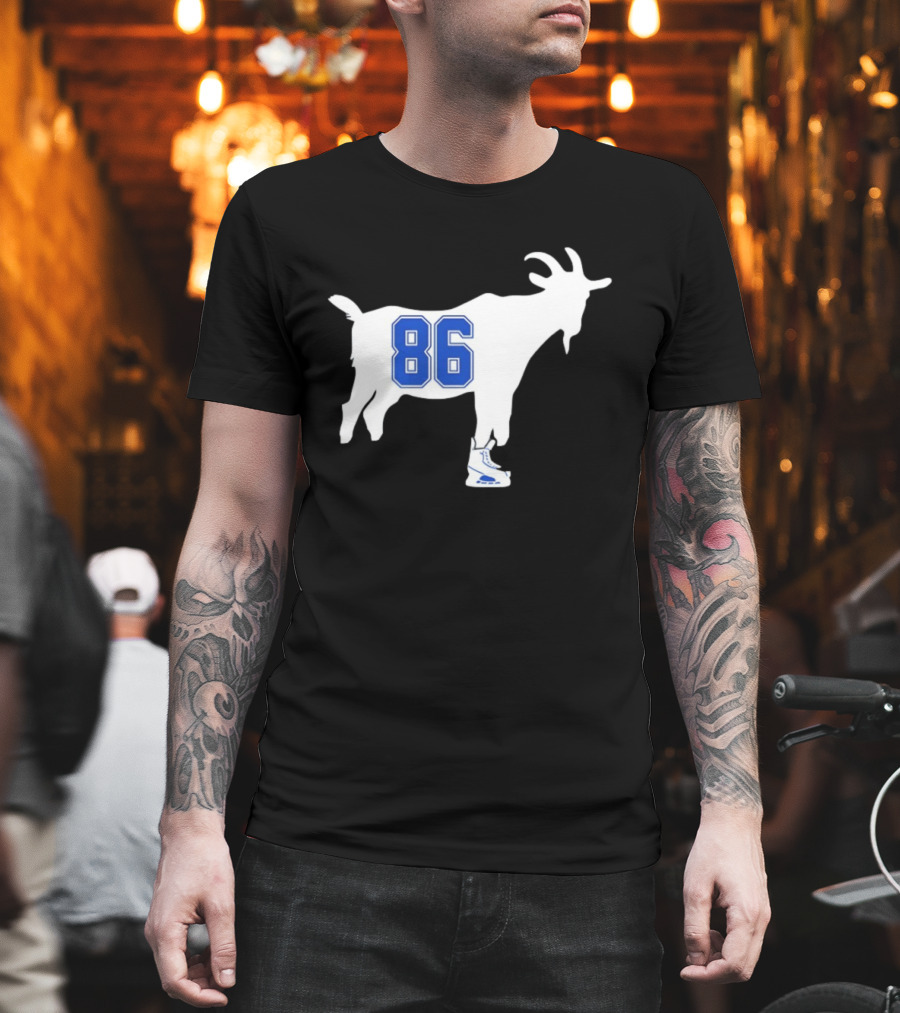 Nikita Kucherov Goat 86 Tampa Bay Lightning Hockey Skates T-Shirt