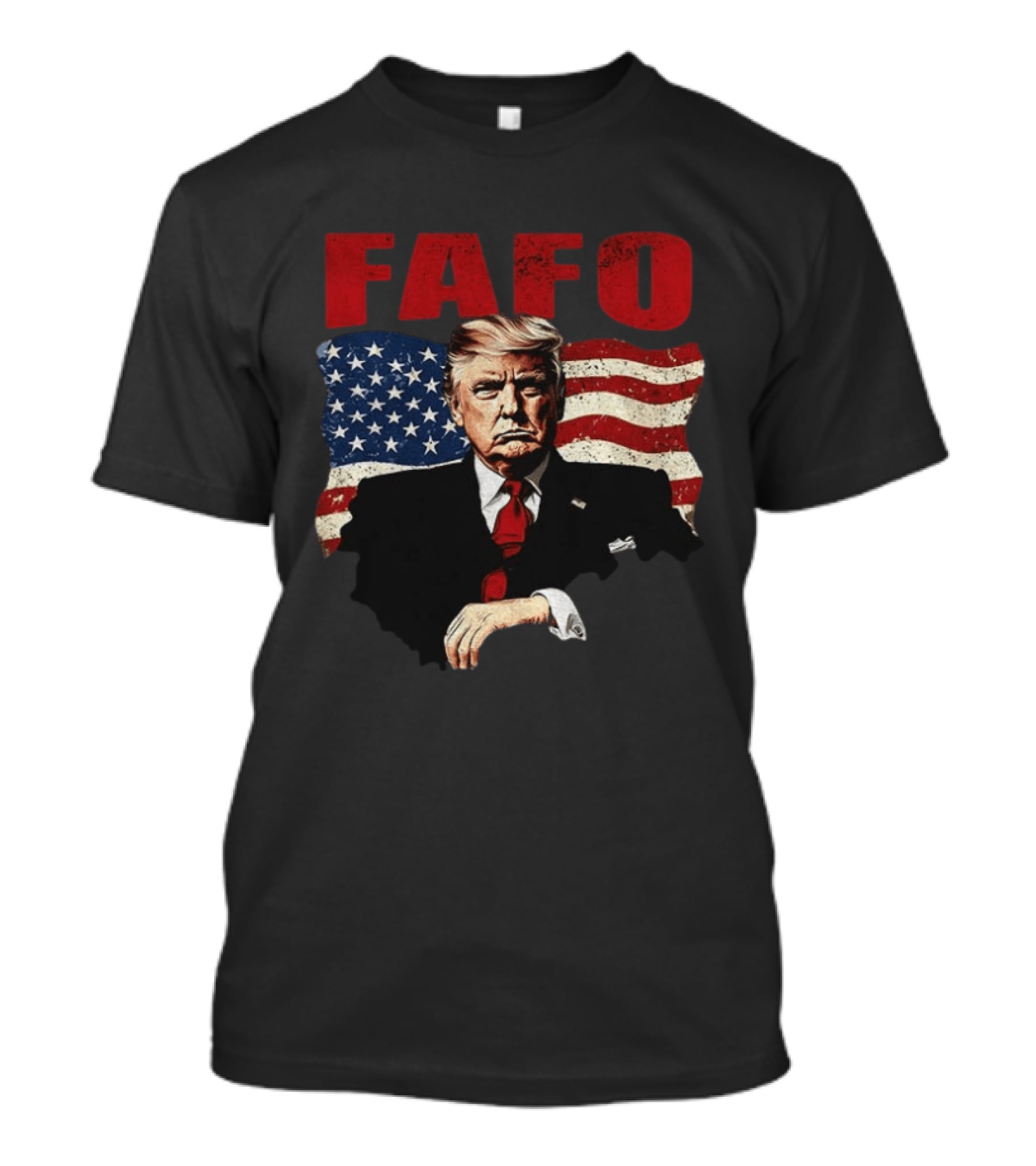 FAFO Trump F Around Find Out American Flag T-Shirt
