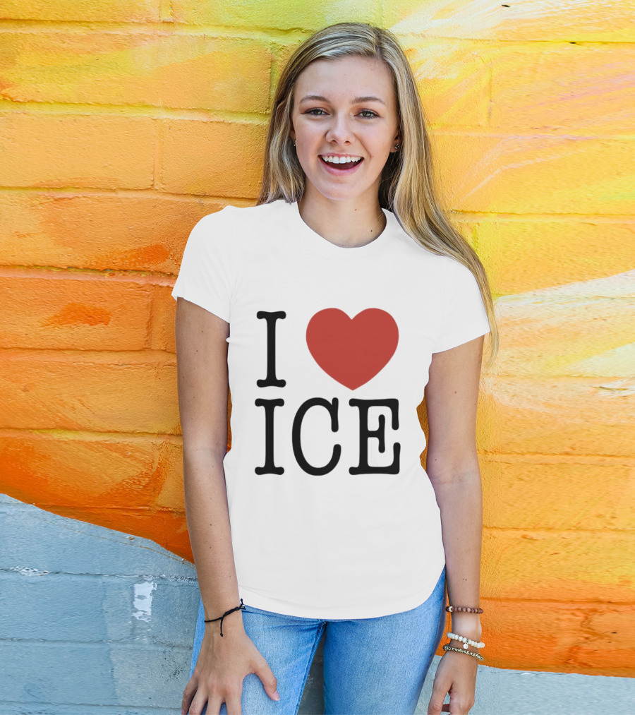 I Love Red Heart ICE T-Shirt