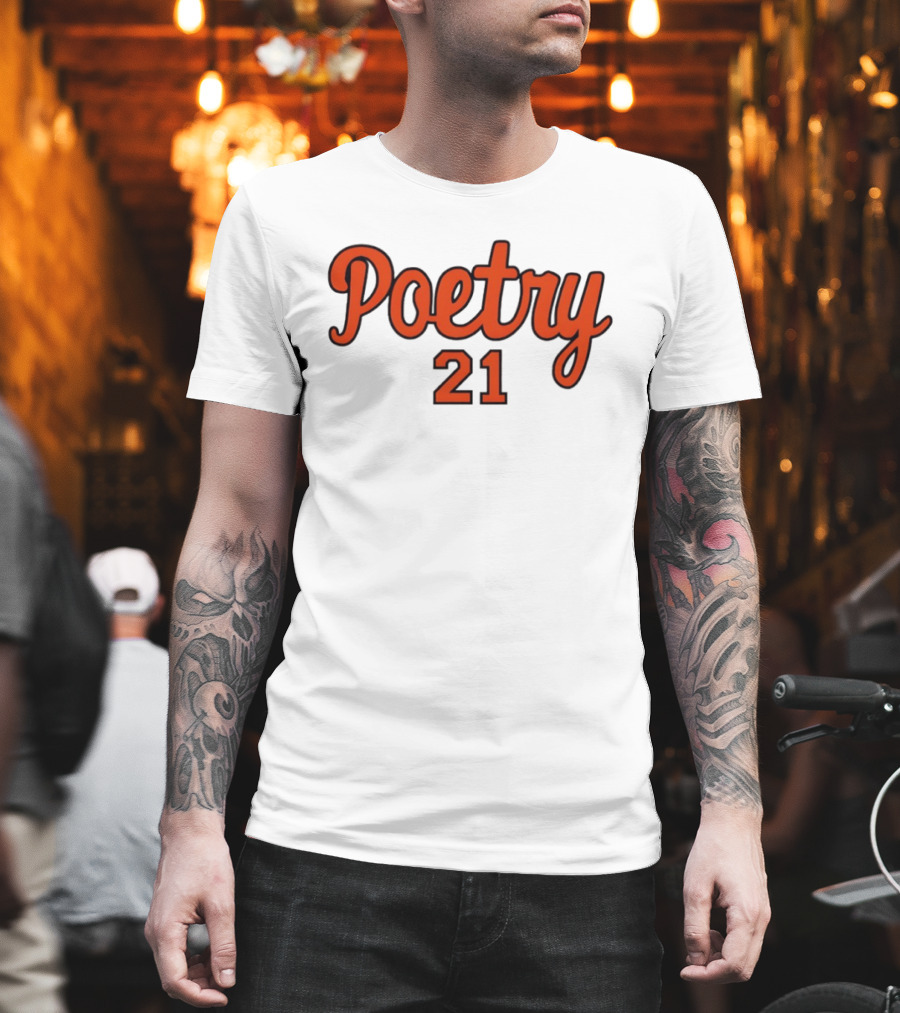 Poetry 21 Lawrence Moten Syracuse Orange Basketball Retro Legend T-Shirt