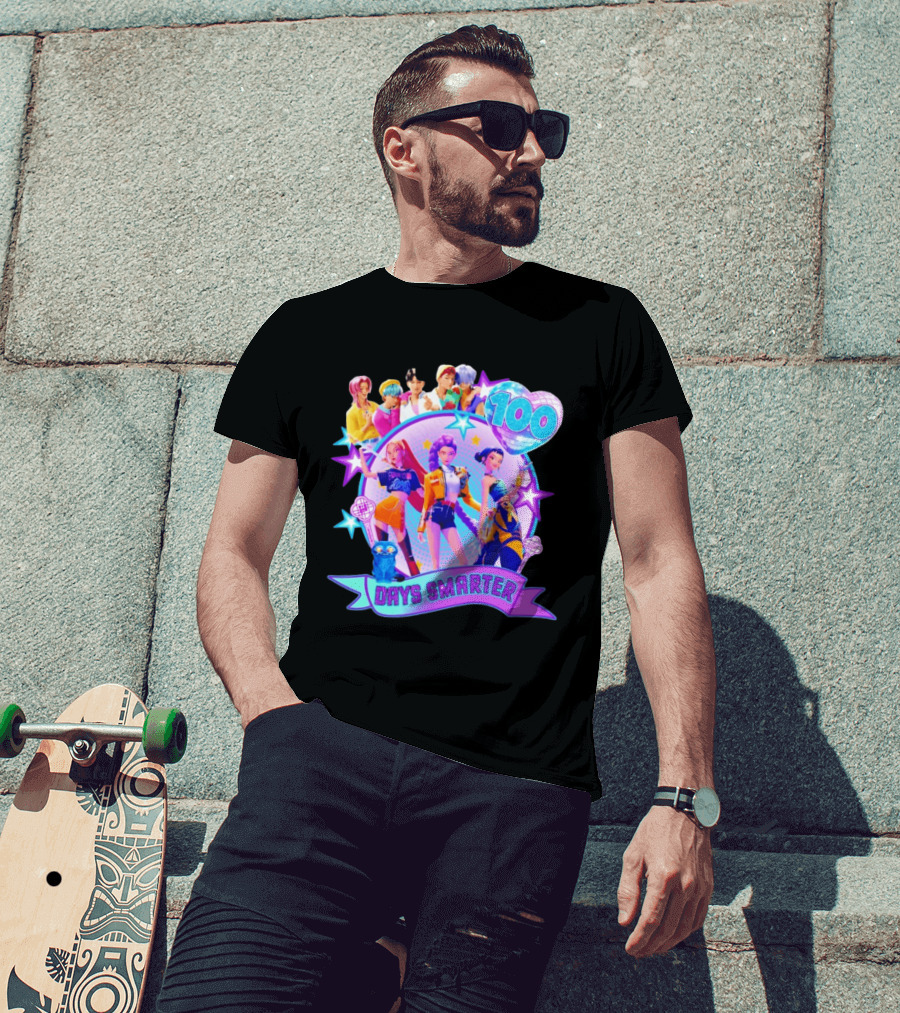 100 Days Smarter K Pop Stars Celebration T-Shirt