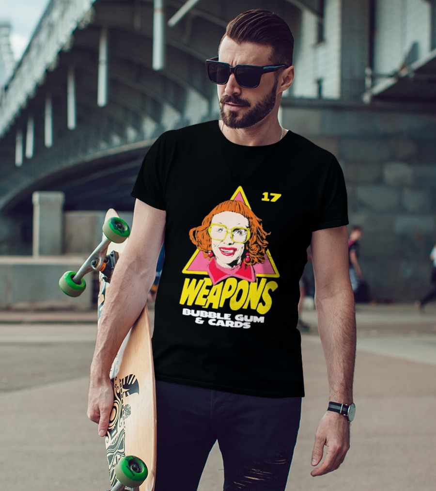 Aunt Gladys Weapons 17 Bubble Gum & Cards T-Shirt