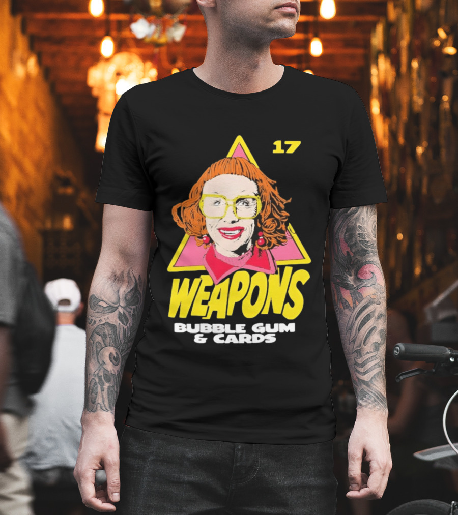 Aunt Gladys Weapons 17 Bubble Gum & Cards T-Shirt