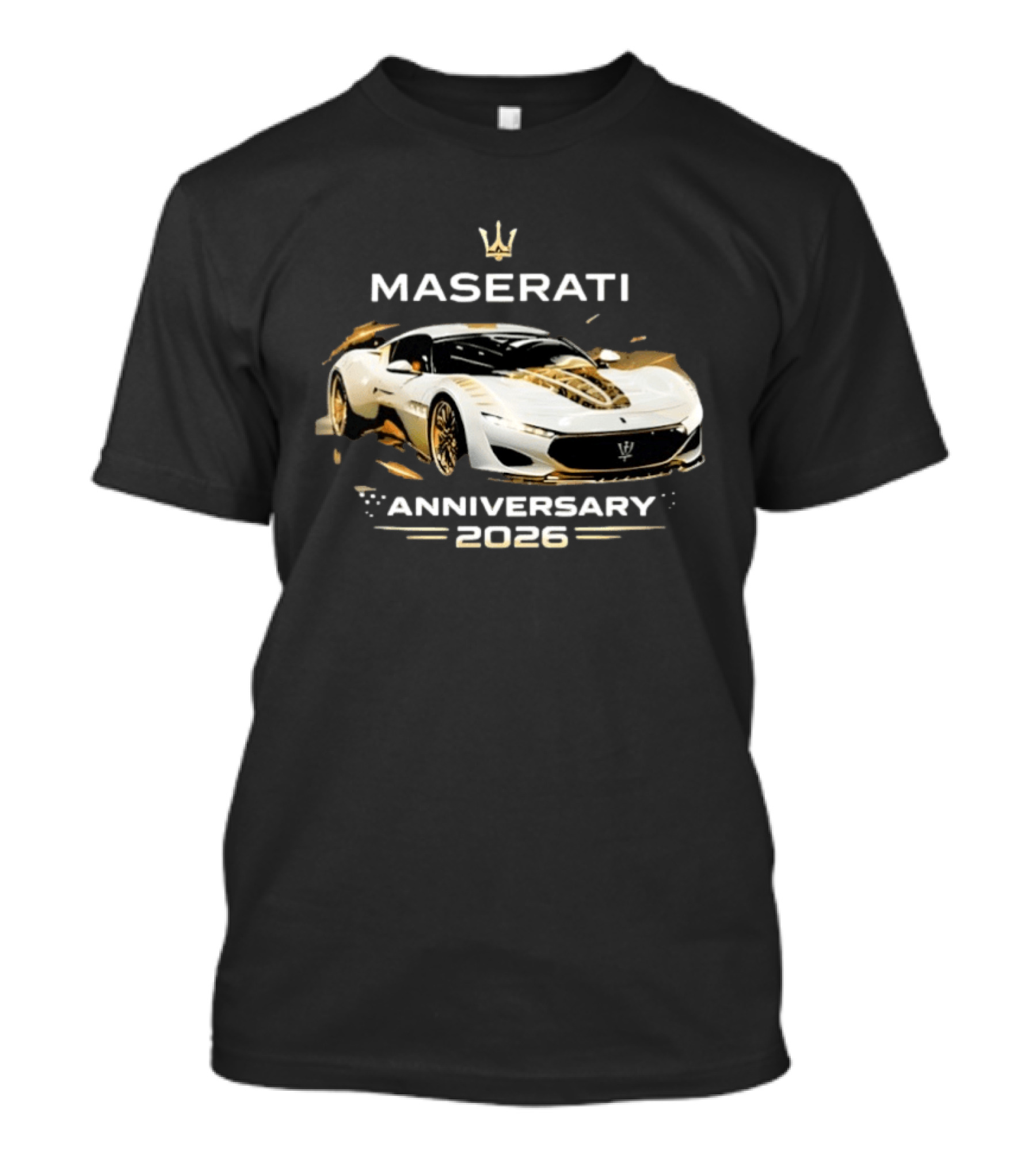 Maserati MC20 Anniversary 2026 Car Lovers Celebration T-Shirt