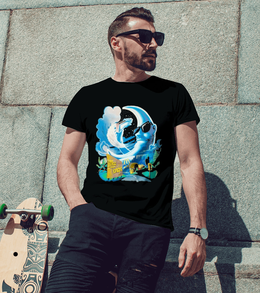 McDonald's Mac Tonight Moon Man Playing Piano Retro Nostalgia T-Shirt