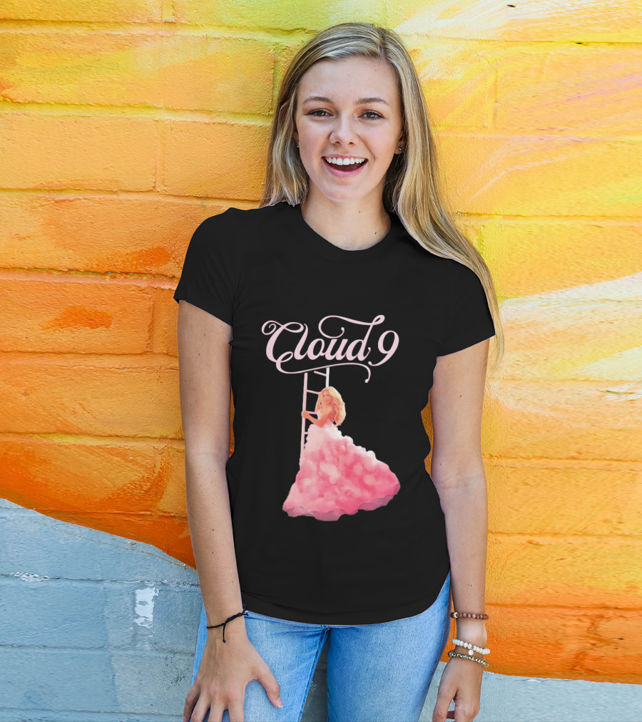 Megan Moroney Cloud 9 Tour Vintage Ladder Pink Dress T-Shirt