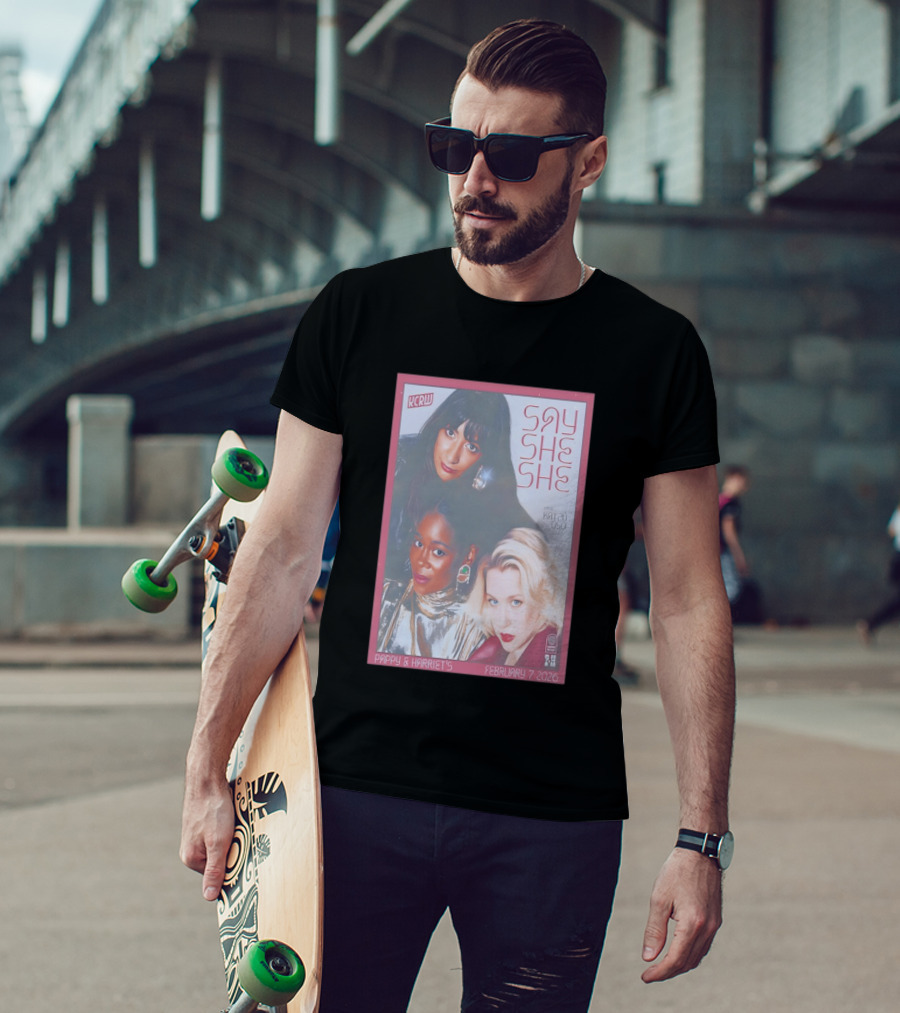 KCRW Say She She With Katsu Oso Pappy & Harriet's February 7 2026 T-Shirt