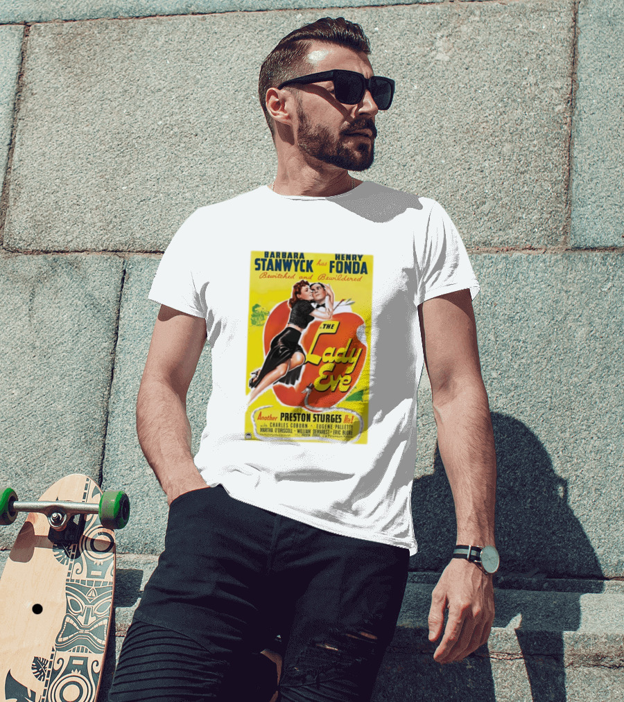Barbara Stanwyck Henry Fonda The Lady Eve Bewitched Bewildered T-Shirt