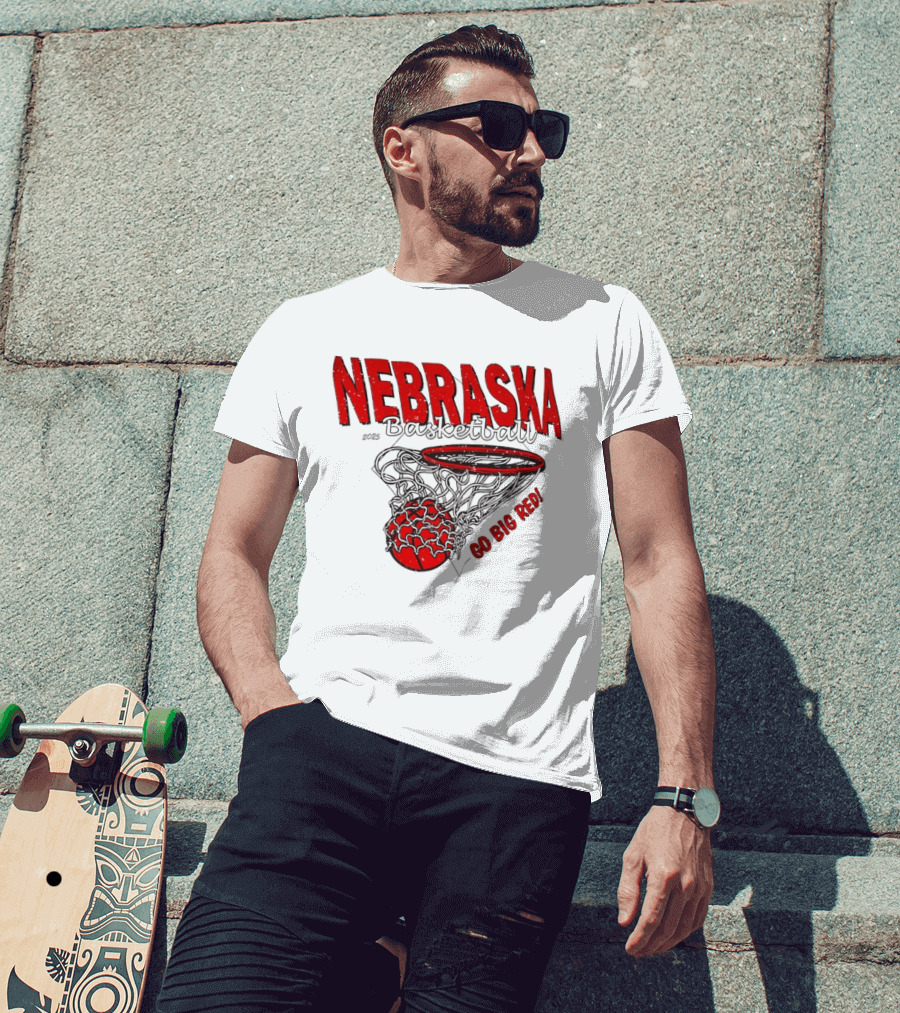 Nebraska Basketball Go Big Red 2025 2026 T-Shirt