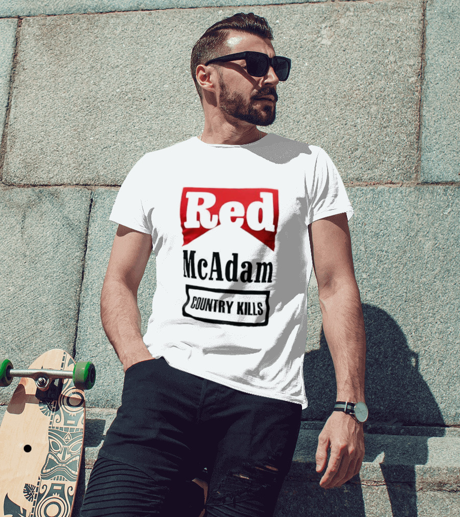 Red McAdam Country Kills Bold T-Shirt