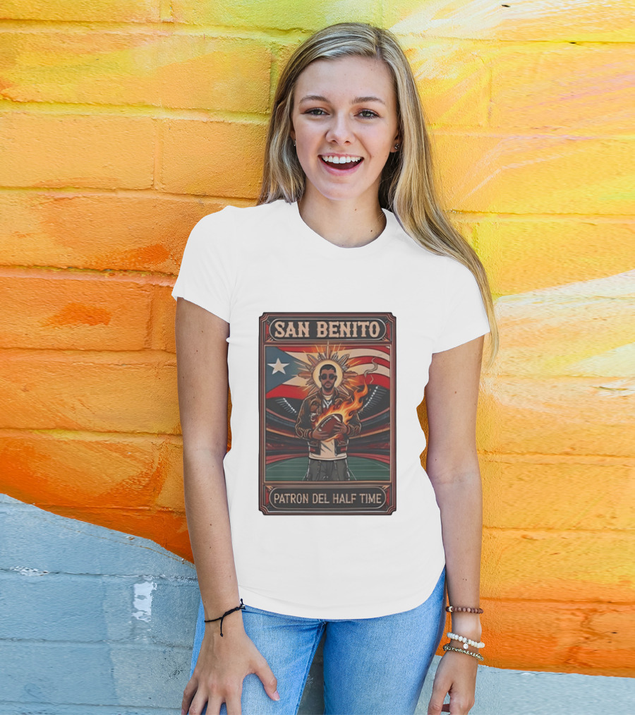 San Benito Patron Del Half Time Game Day Benito Bowl T-Shirt