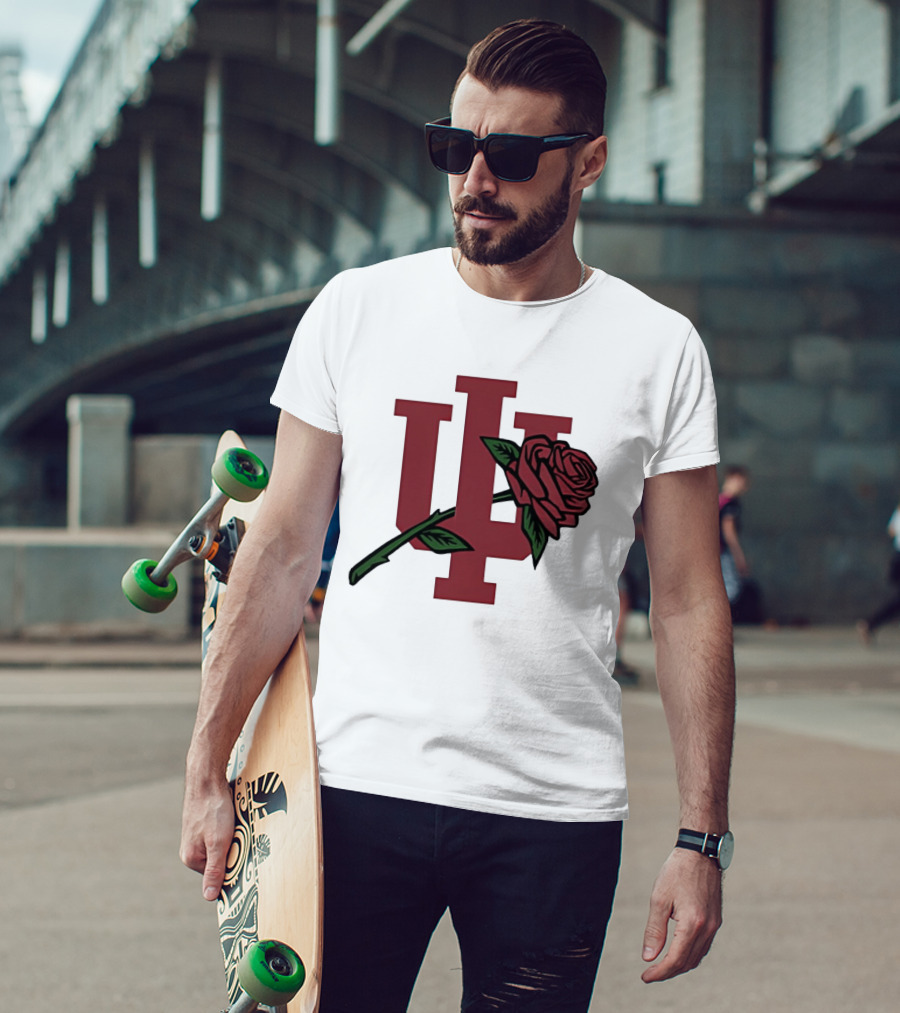 Indiana Hoosiers IU Rose T-Shirt