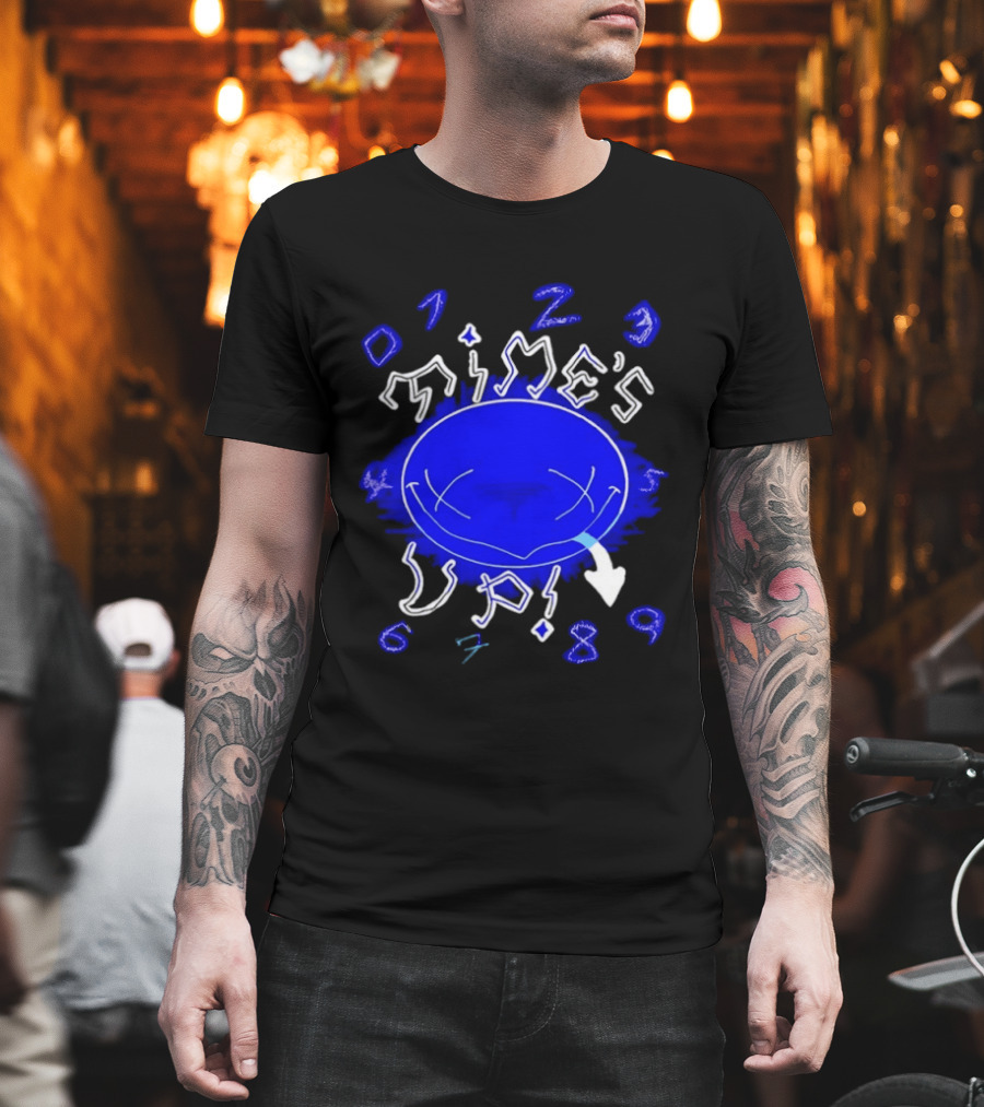 Times Up Design Kookoo Grace Numbers Blue T-Shirt