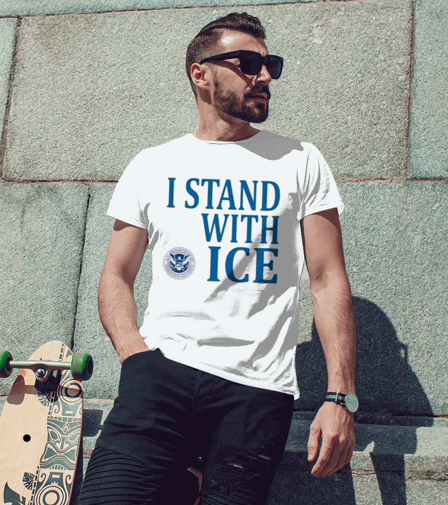 I Stand With Fuck ICE T-Shirt