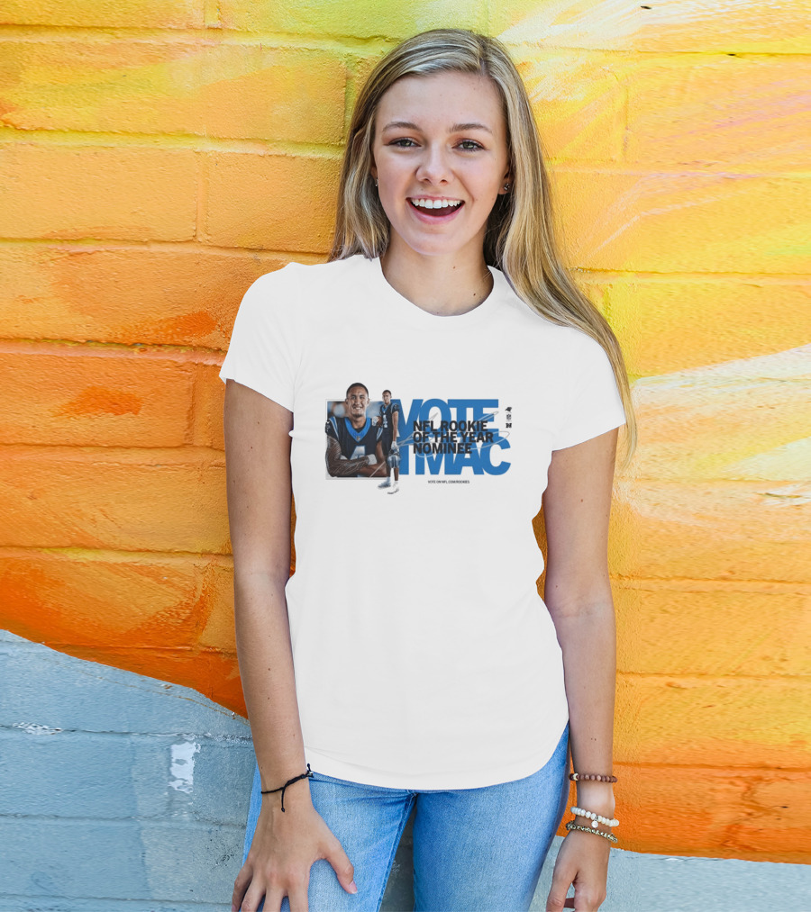 Vote For NFL Rookie Tetairoa McMillan Carolina Panthers Nominee Campaign T-Shirt