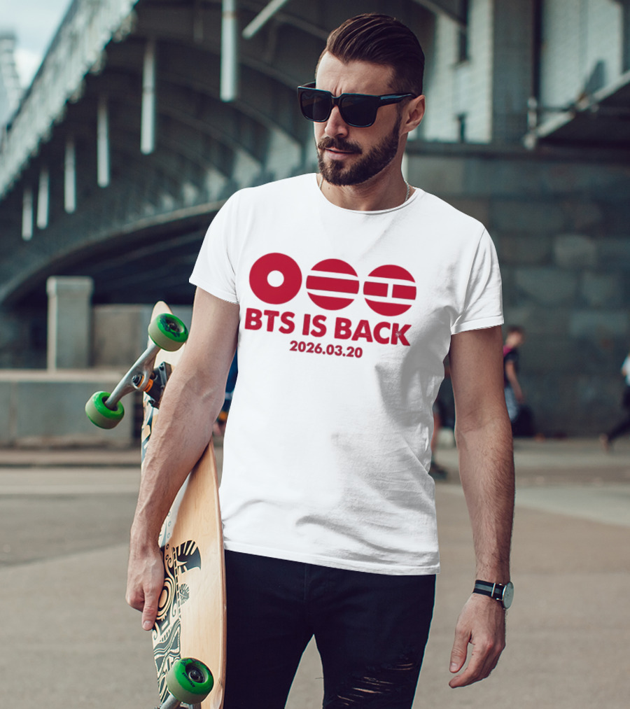 BTS Is Back 2026.03.20 Concert Event T-Shirt