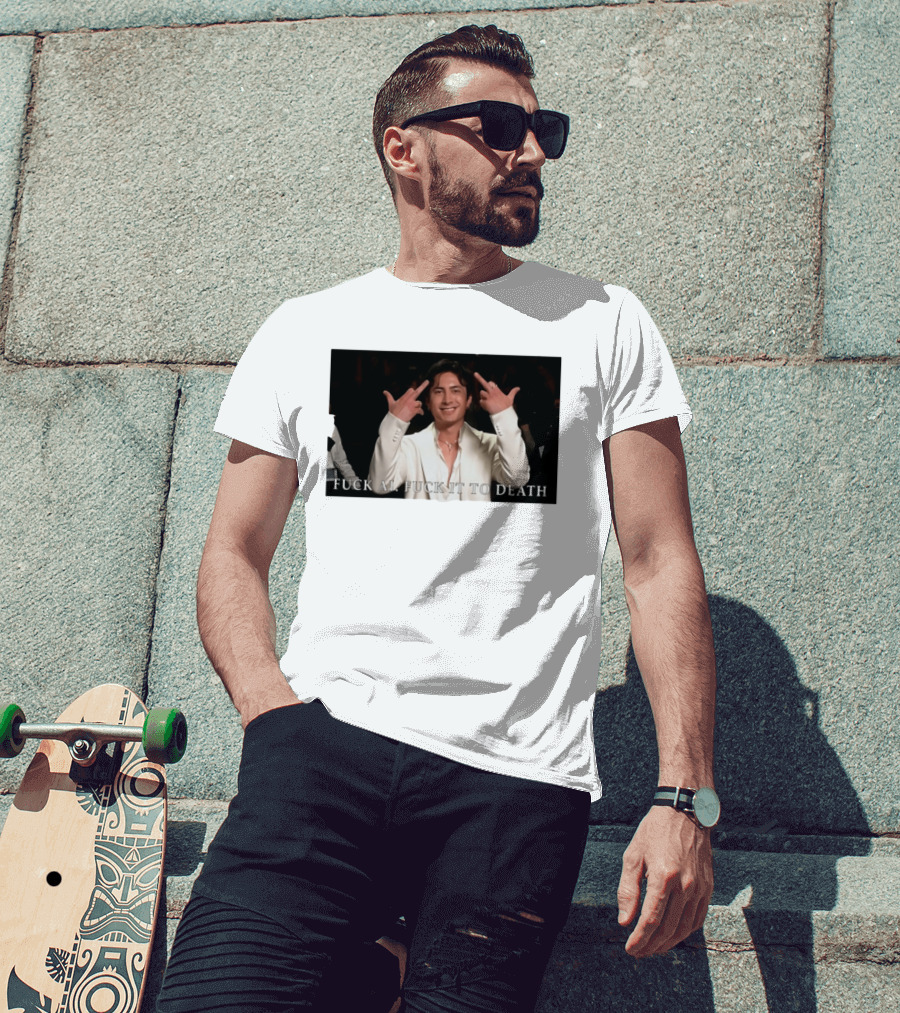 Hudson Williams Fuck AI Fuck It To Death Middle Finger Gesture T-Shirt