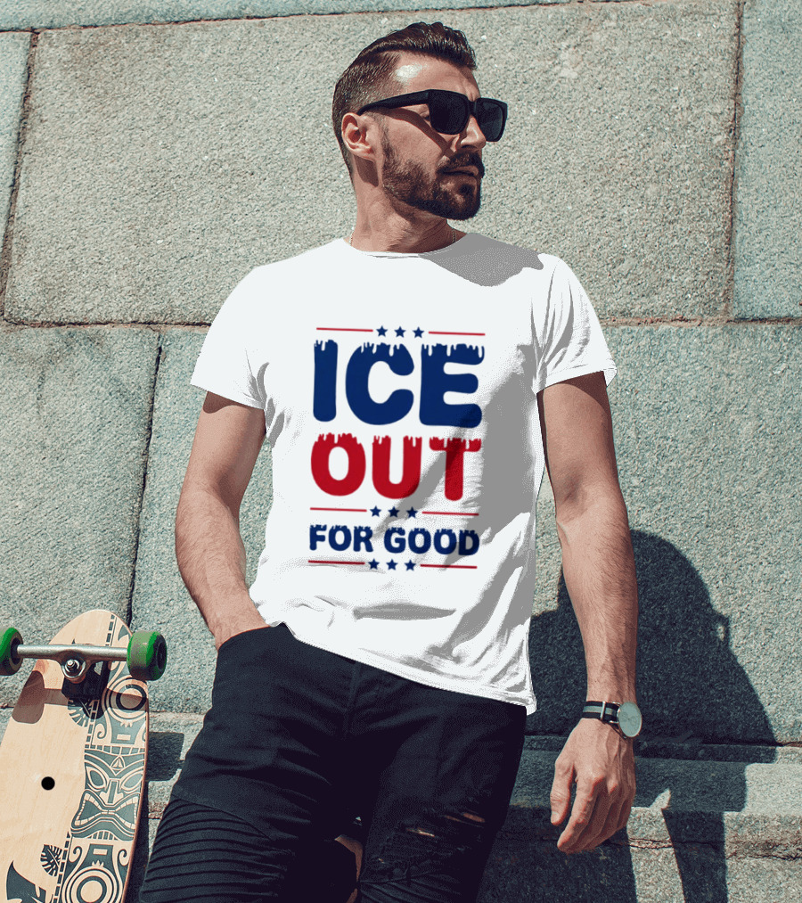 Ice Out For Good Protest Movement Activism T-Shirt