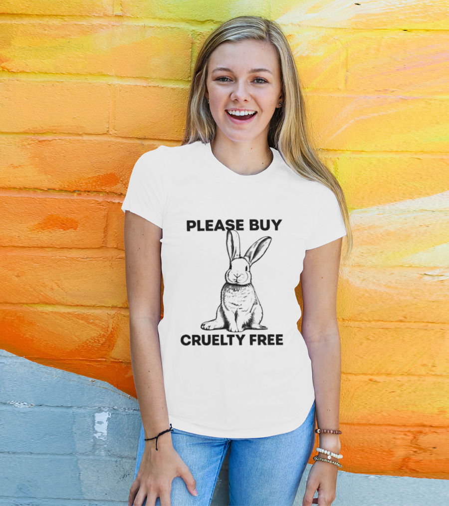 Please Buy Cruelty Free Bunny T-Shirt