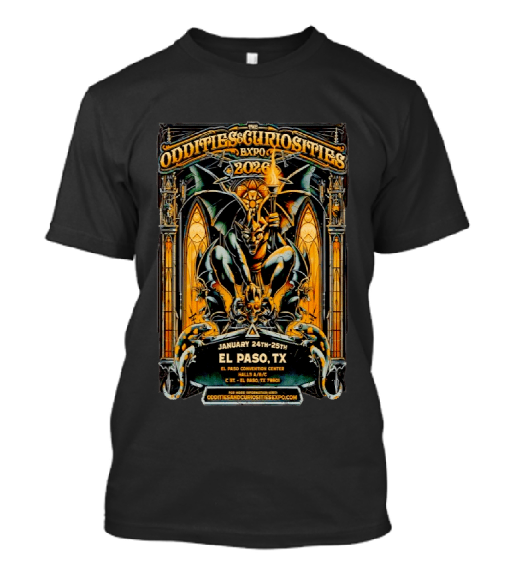 Oddities And Curiosities Expo 2026 El Paso Texas January 24th 25th Event Details T-Shirt