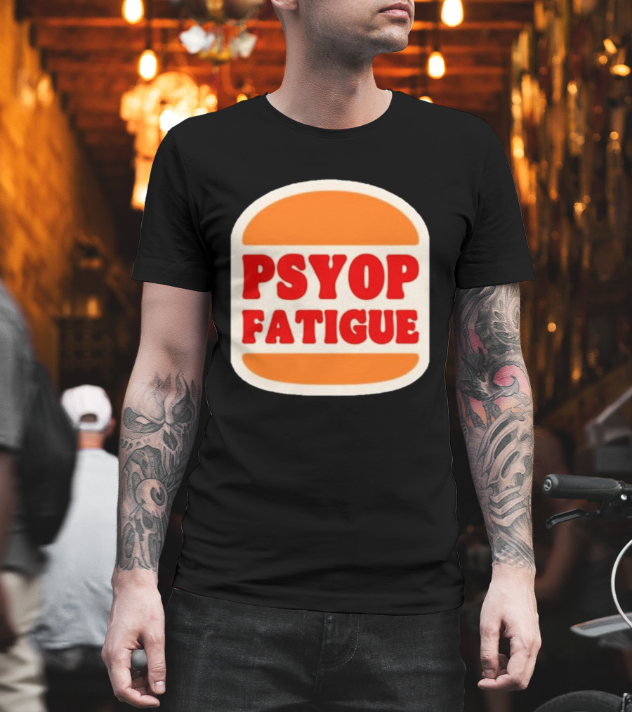 Psyop Fatigue Burger Parody Spirituallock T-Shirt