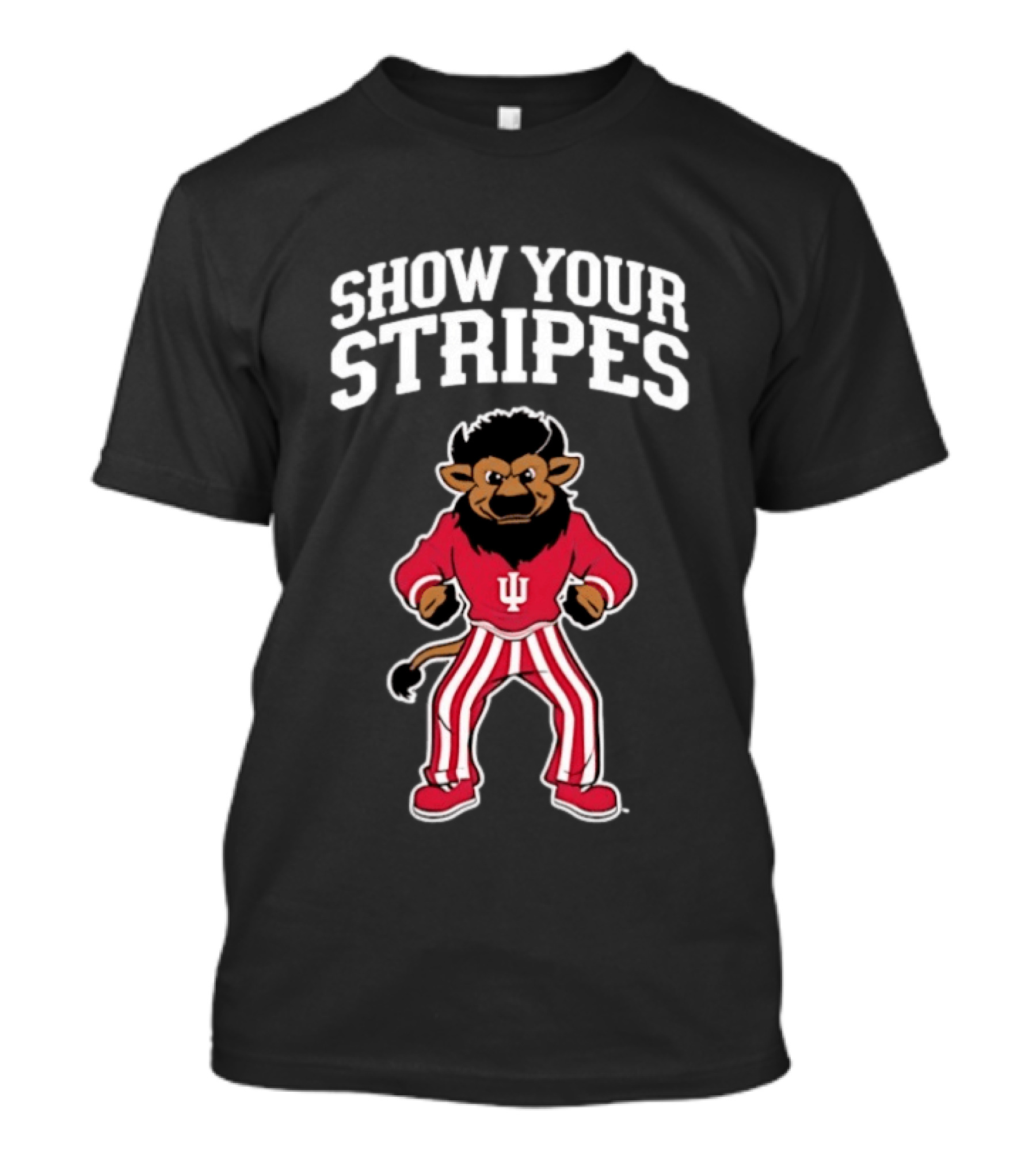 Indiana Hoosiers Show Your Stripes Bison T-Shirt