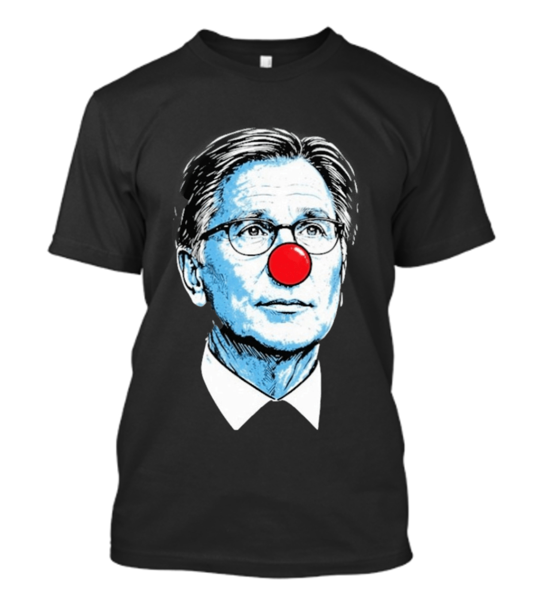 Craig Breslow Clown Portrait Red Nose T-Shirt