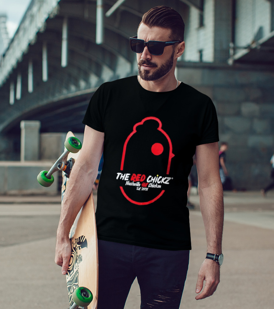 The Red Chickz Nashville Hot Chicken Est 2018 T-Shirt
