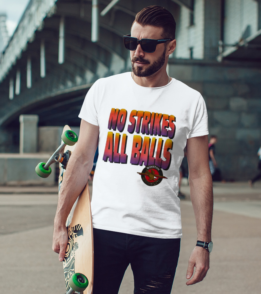 Winston Motorsports No Strikes All Balls T-Shirt