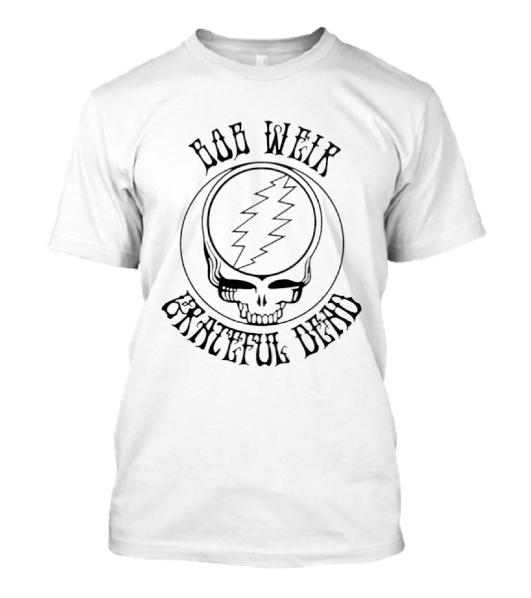 Bob Weir Grateful Dead Steal Your Face Skull T-Shirt