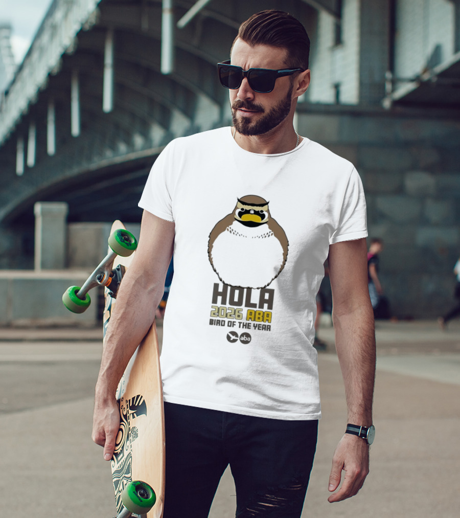 Hola 2026 ABA Bird Of The Year Bird Ing Celebration T-Shirt