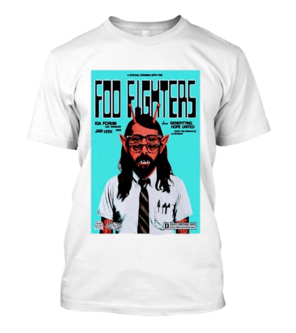 A Special Evening With Foo Fighters Jan 14th 2026 Kia Forum Los Angeles Benefitting Hope United T-Shirt