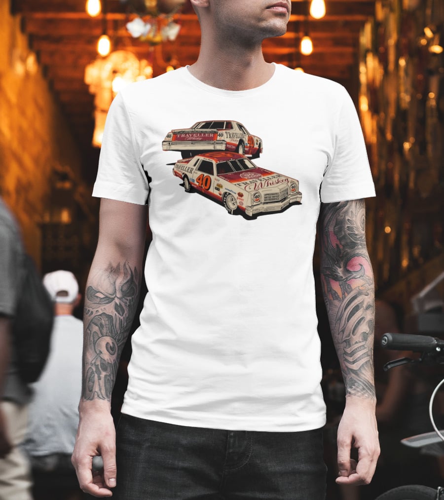 Justin Allgaier No 40 1978 Traveller Whiskey Die Cast Racing Car T-Shirt