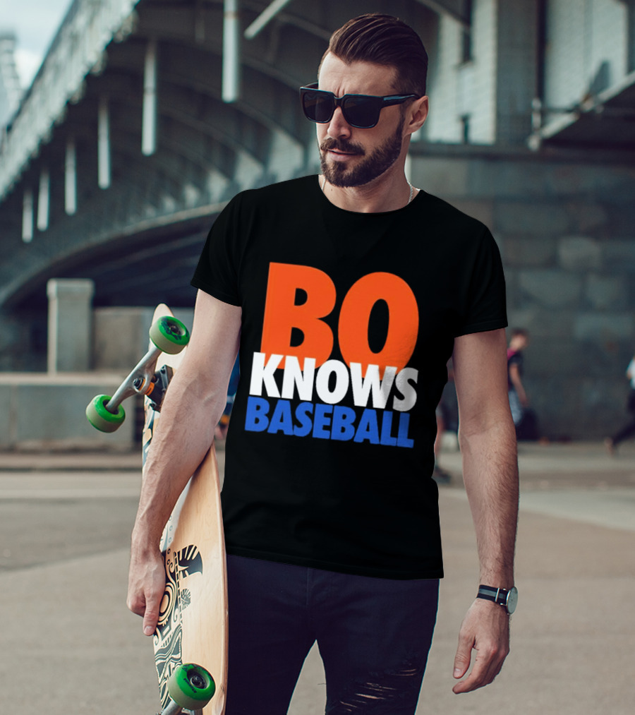 Bo Knows Baseball Retro Sports T-Shirt