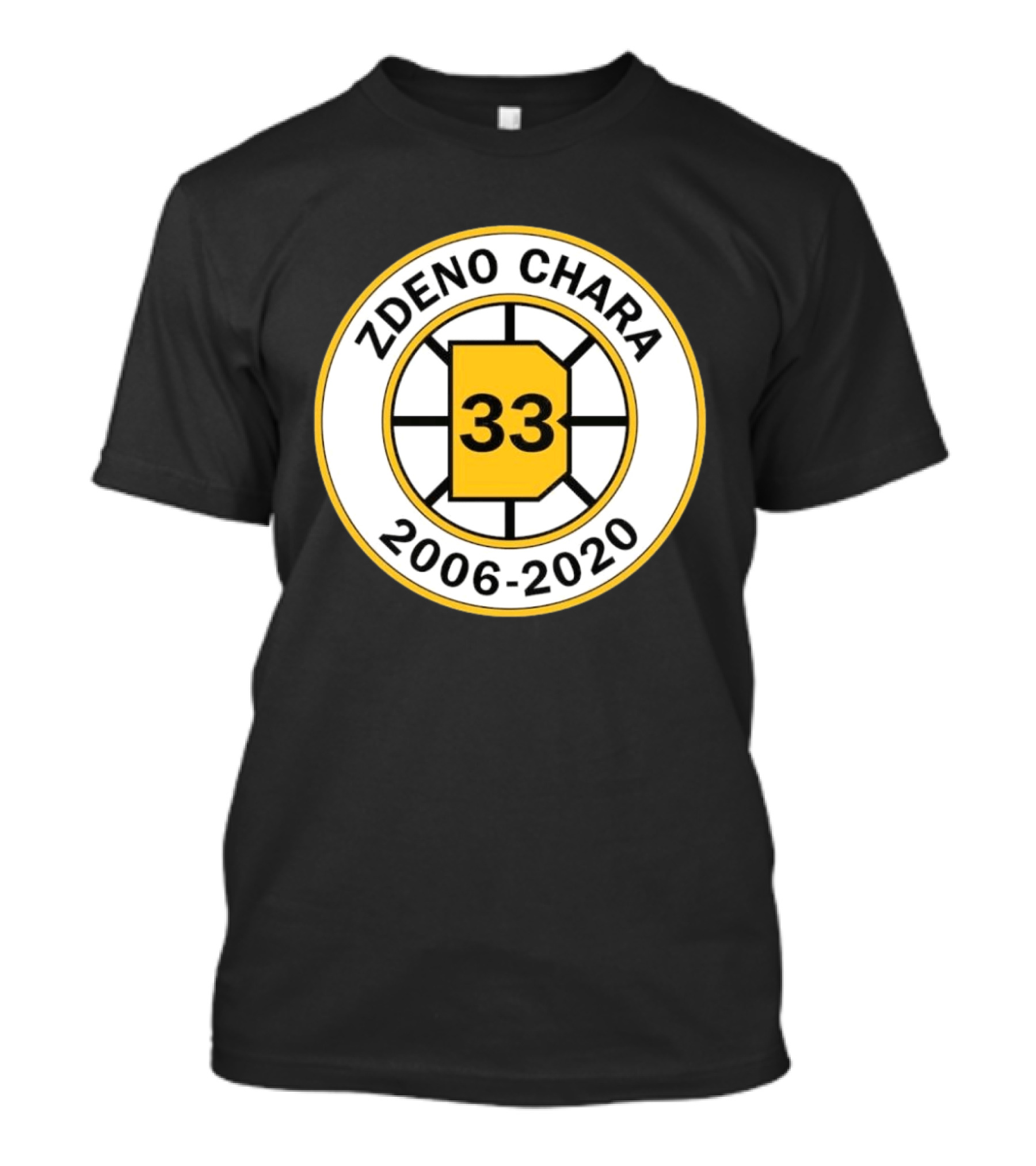 Boston Bruins Zdeno Chára 33 Commemorative 2006 2020 T-Shirt
