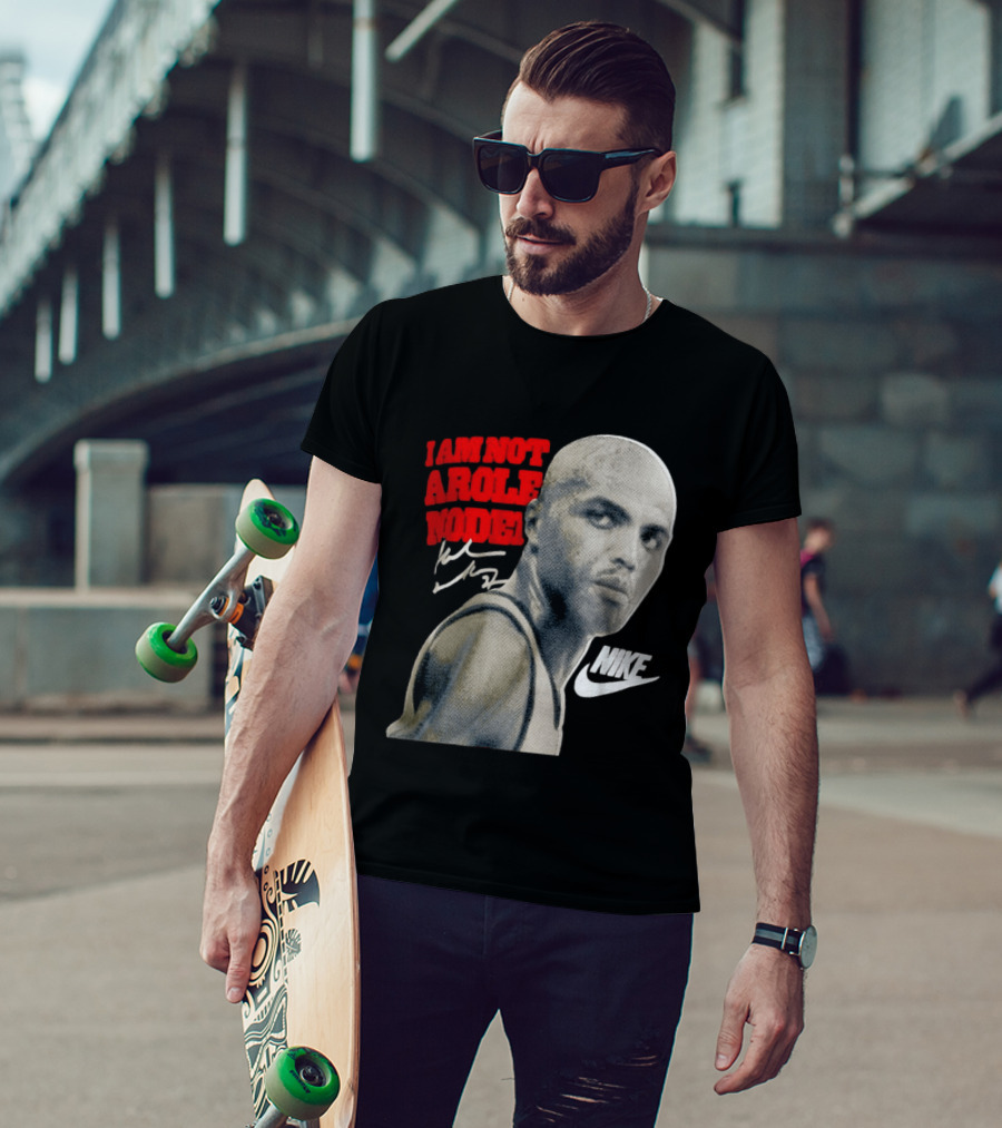 Charles Barkley I Am Not A Role Model Nike Signature T-Shirt