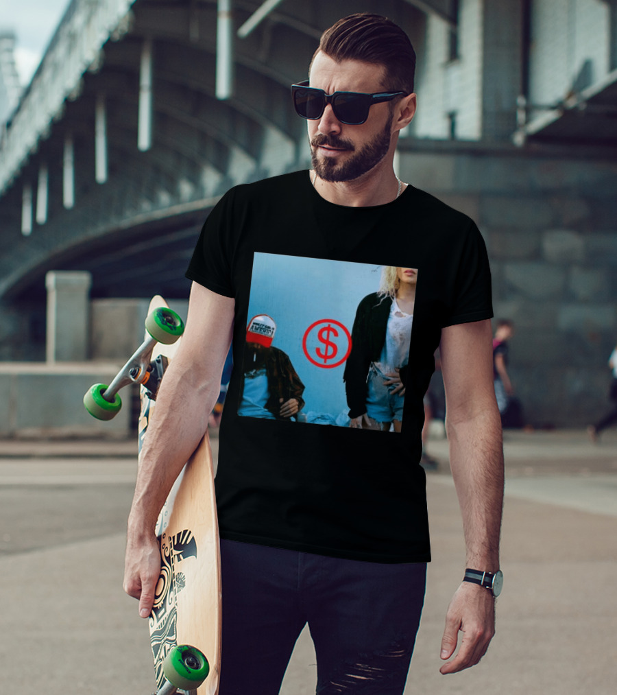 Slayyyter Worst Girl In America Vinyl CD Album Cover Red Dollar T-Shirt