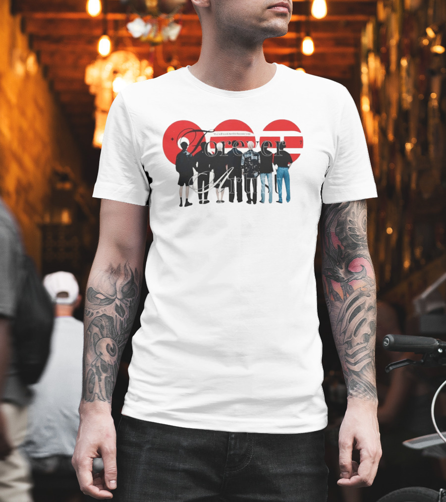 BTS OT7 2026 Comeback We Will Work Hard to Become Your Forever Artist T-Shirt