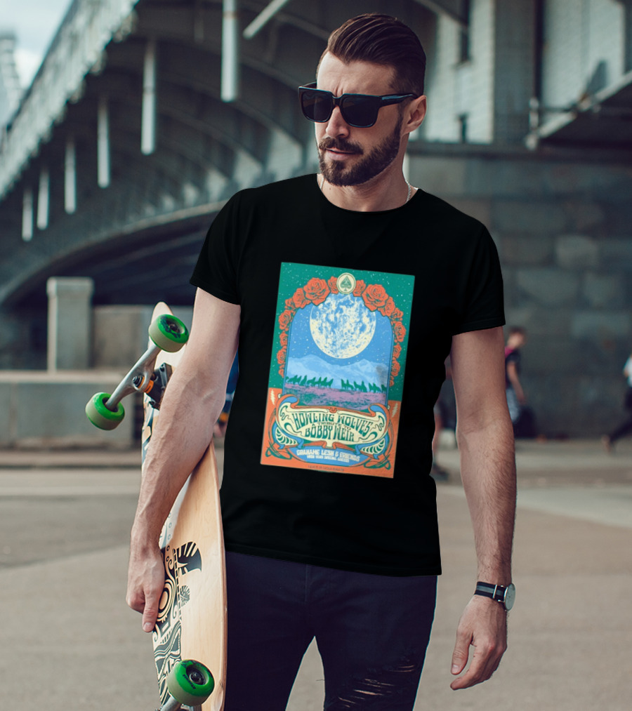 Grahame Lesh And Friends Howling Wolves Tribute To Bobby Weir San Francisco Jan 17 2026 T-Shirt