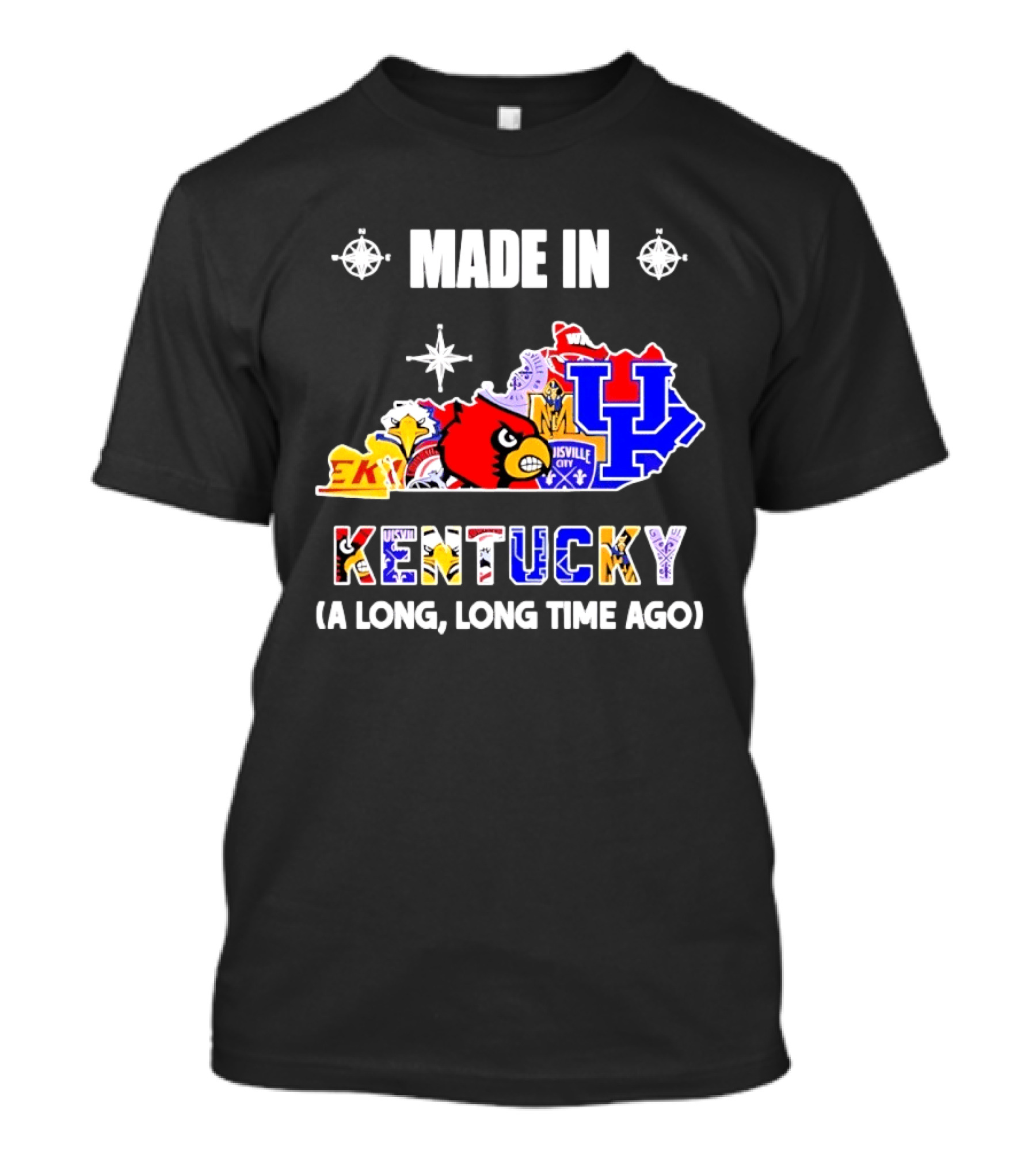 Made In Kentucky UK Louisville City Cardinals Long Time Ago T-Shirt