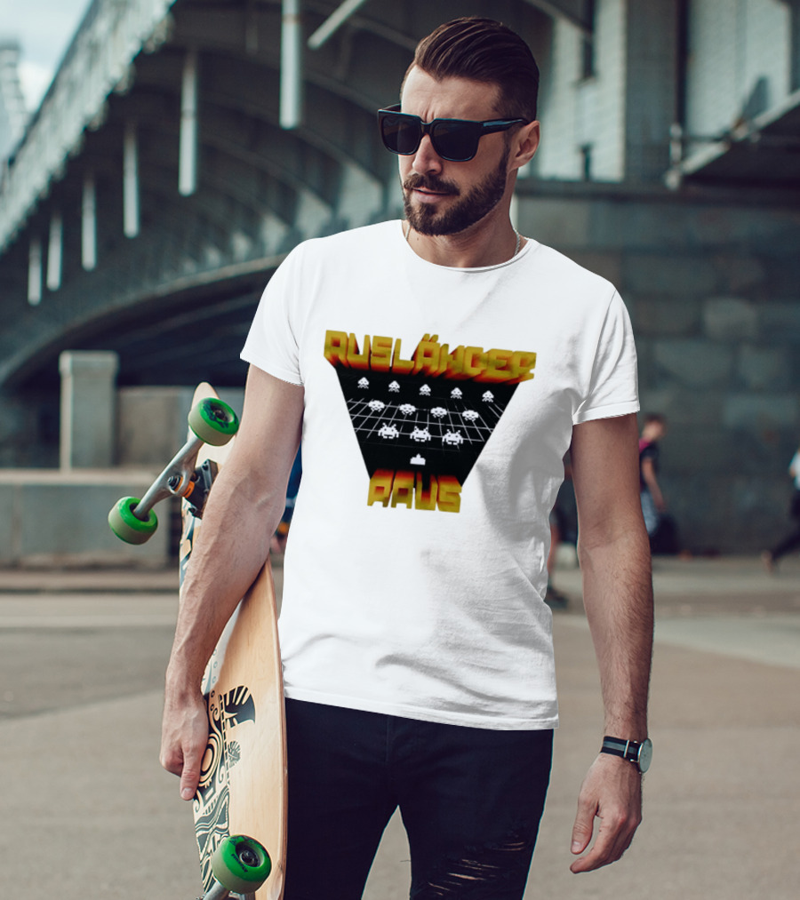 Ausländer Raus Retro Gaming T-Shirt